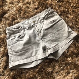 Khaki Cuffed Shorts